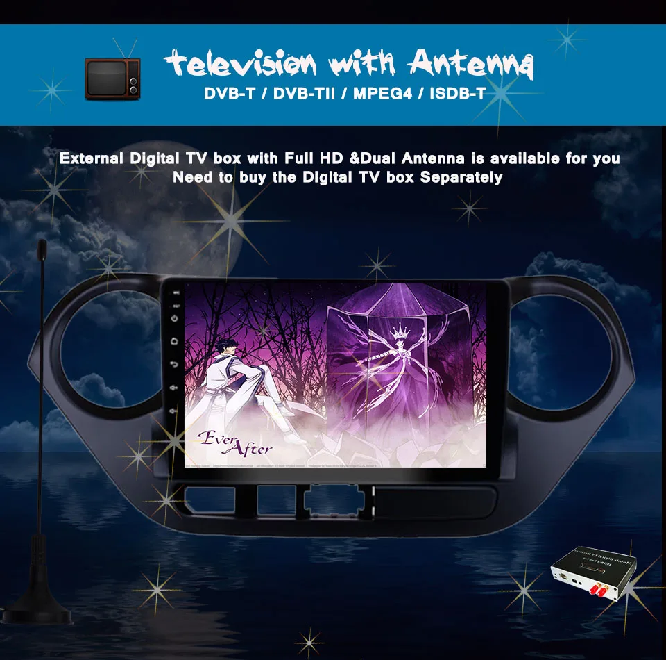 Excellent 9" 2 Din Android 9.0 Car Radio For Hyundai I10 2013 2014 2015 - 18 Car Audio 4+64GB Multimedia Player Car Stereo DVD Mirror link 3