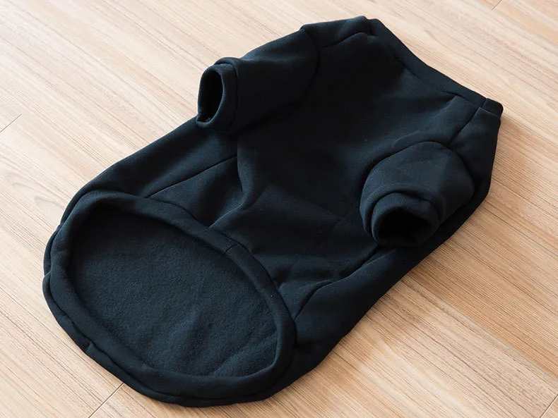 2017 Autumn Novelty Large Dog Sweatshirts Cotton Fleece Fashion Punk Big Dog Clothes Patterns 3XL-7XL (5)
