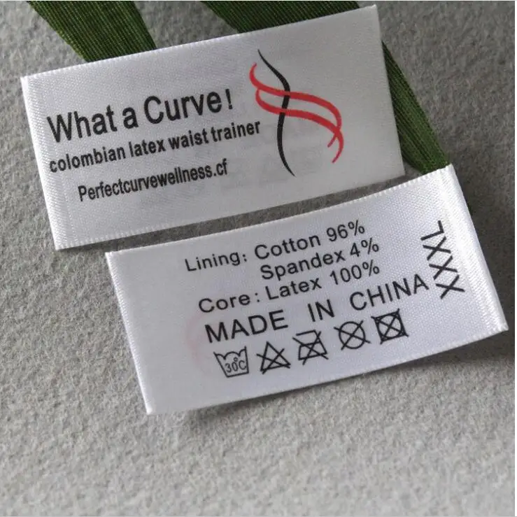 Wholesale Customized clothing garment tags washable woven labels brand