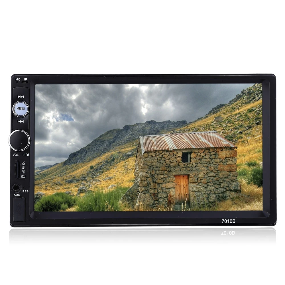 7010B 2 Din Car Radio Player Double Din Car Video Player Touch Screen Panel Car Audio