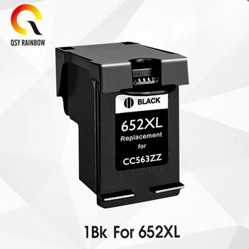 

QSYRAINBOW Refilled 652XL Ink Cartridge Replacement for HP 652 XL HP652 Ink Cartridge Deskjet 1115 1118 2135 2136 2138 3635