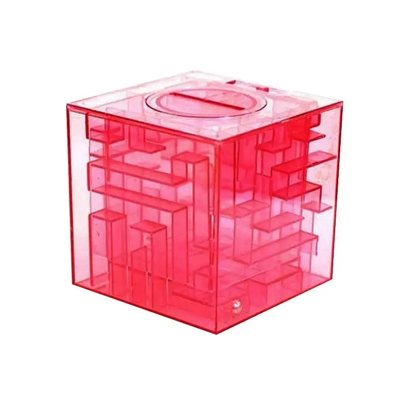 3D кубик Хрустальная головоломка игра Лабиринт Копилка креативная детская