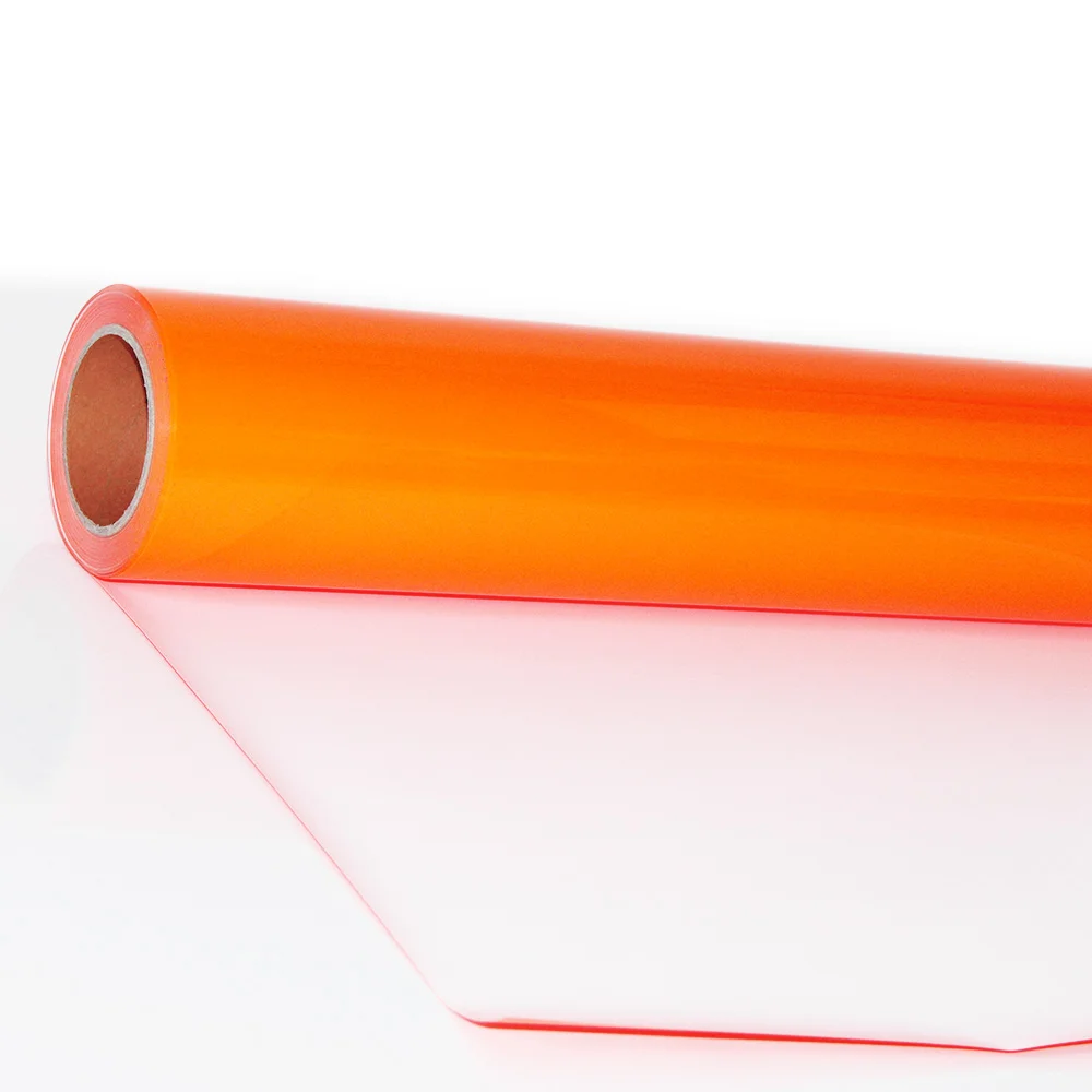 heat transfer vinyl film 50cm60cm Neon orange Heat Transfer Vinyl Cutting Film Cutter Press PVC