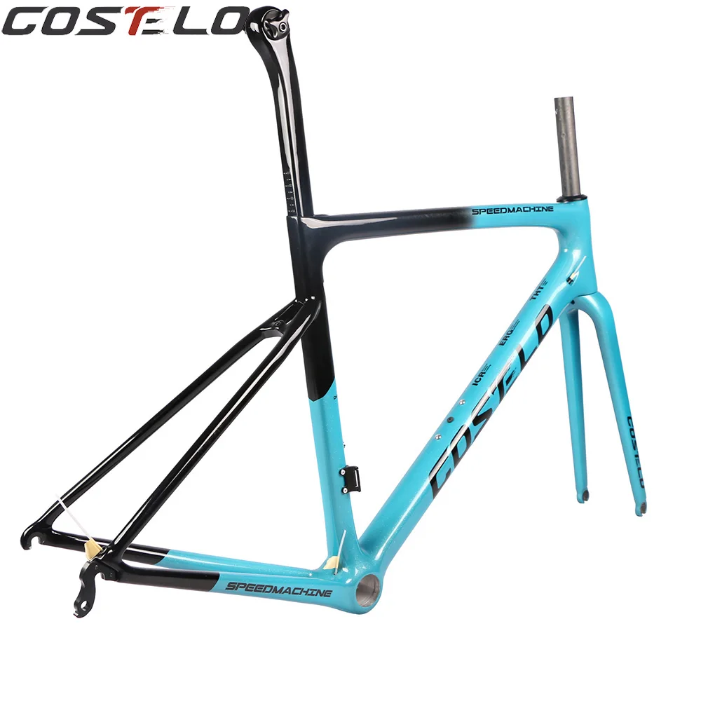 Perfect 2018 Costelo Speedmachine 3.0 ultra light 790g DISC carbon fiber road bike cycling frame bicycle bicicleta frame cheap frameset 26