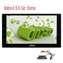 Quad core 2din android 6.0 2 din Car Radio Car Autoradio DVD Player GPS Navigation In dash Car PC Stereo video+wifi+free camera