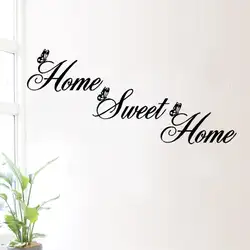 NoEnName_Null Home Sweet Home Decor Wall Стикеры s DIY Съемный Искусство Винил стены Стикеры доставка J27