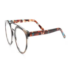 MONGOTEN ретро унисекс полный обод ацетат круглая рамка рецептурные линзы очки против излучения очки для чтения