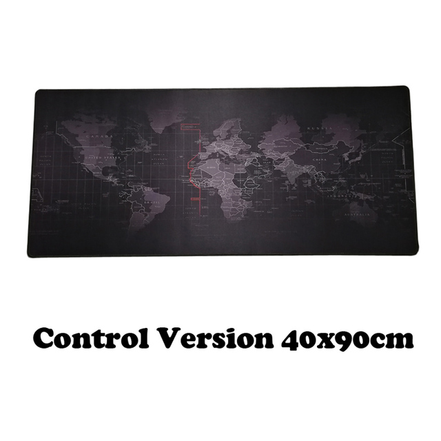 World Map Gaming Mouse Pad 30x80cm 40x90cm Locking Edge Keyboard Mice Desk Mat Large Gaming Mousepad Gamer for CSGO LOL Dota2