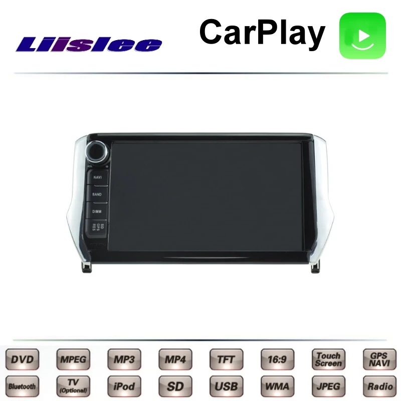 Top For PEUGEOT 2008 2013~2016 LiisLee Car Multimedia TV DVD GPS Radio Carplay Original Style Navigation Navi 5