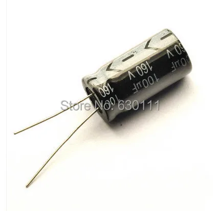 

Free shipping 50pcs /lot 160V 100UF 13*25 Aluminum Electrolytic Capacitor 160V/100UF 13*25mm