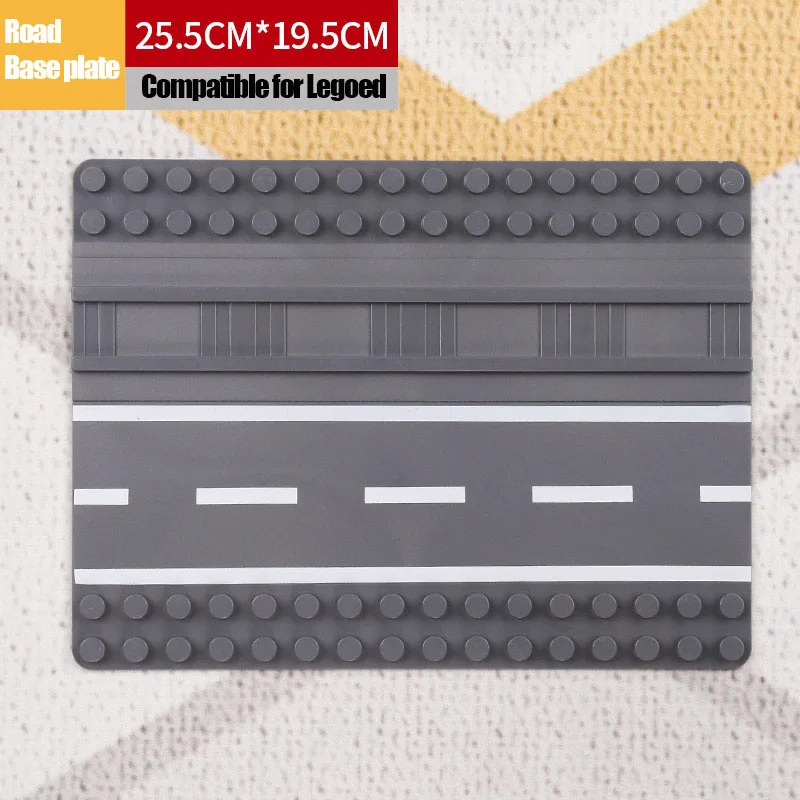 Baseplate Large Particle and Small Bricks Base Plate Building Block Compatible Legoing Duploe Assembly Toys For Children