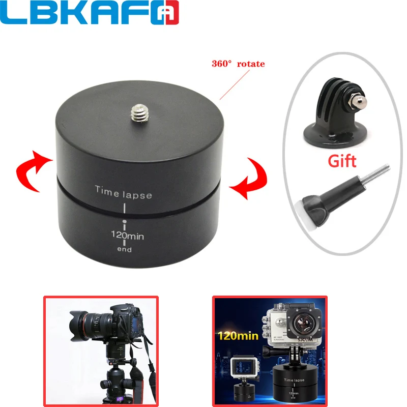 LBKAFA Go Motion 360 градусов панорамирование вращающийся промежуток времени фотография