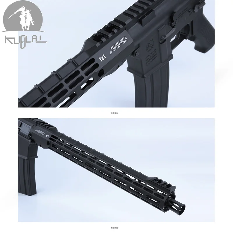 Тактический охотничий AR-15 M4 Rail " 12" 1" Rail Keymod M-lok AEG Handguard Пикатинни со стальной бочковой гайкой