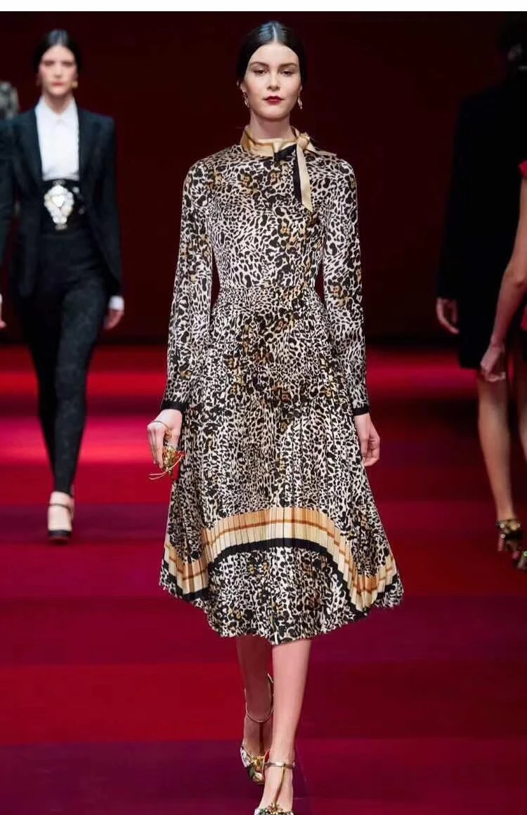 The new midi dresses vintage elegant temperament exquisite women's