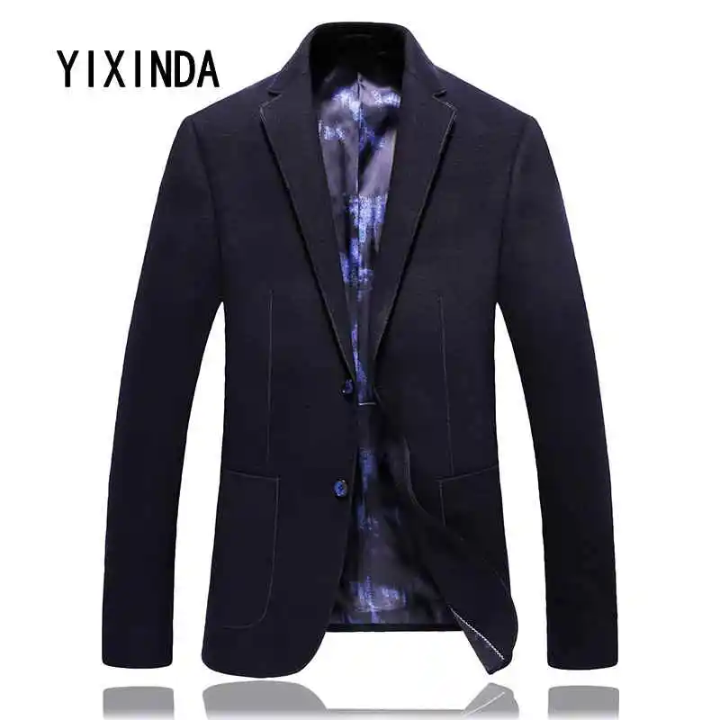 YIXINDA Brand 2018 Autumn and winter new men's wool suit business casual jacket | Мужская одежда