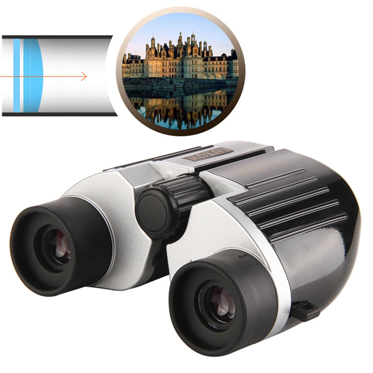 الحفل مناظير البسيطة 10x22 HD تلسكوب الاتفاق التكبير تلسكوب w/ضوء ضعيف ل مراقبة الطيور الصيد المشي