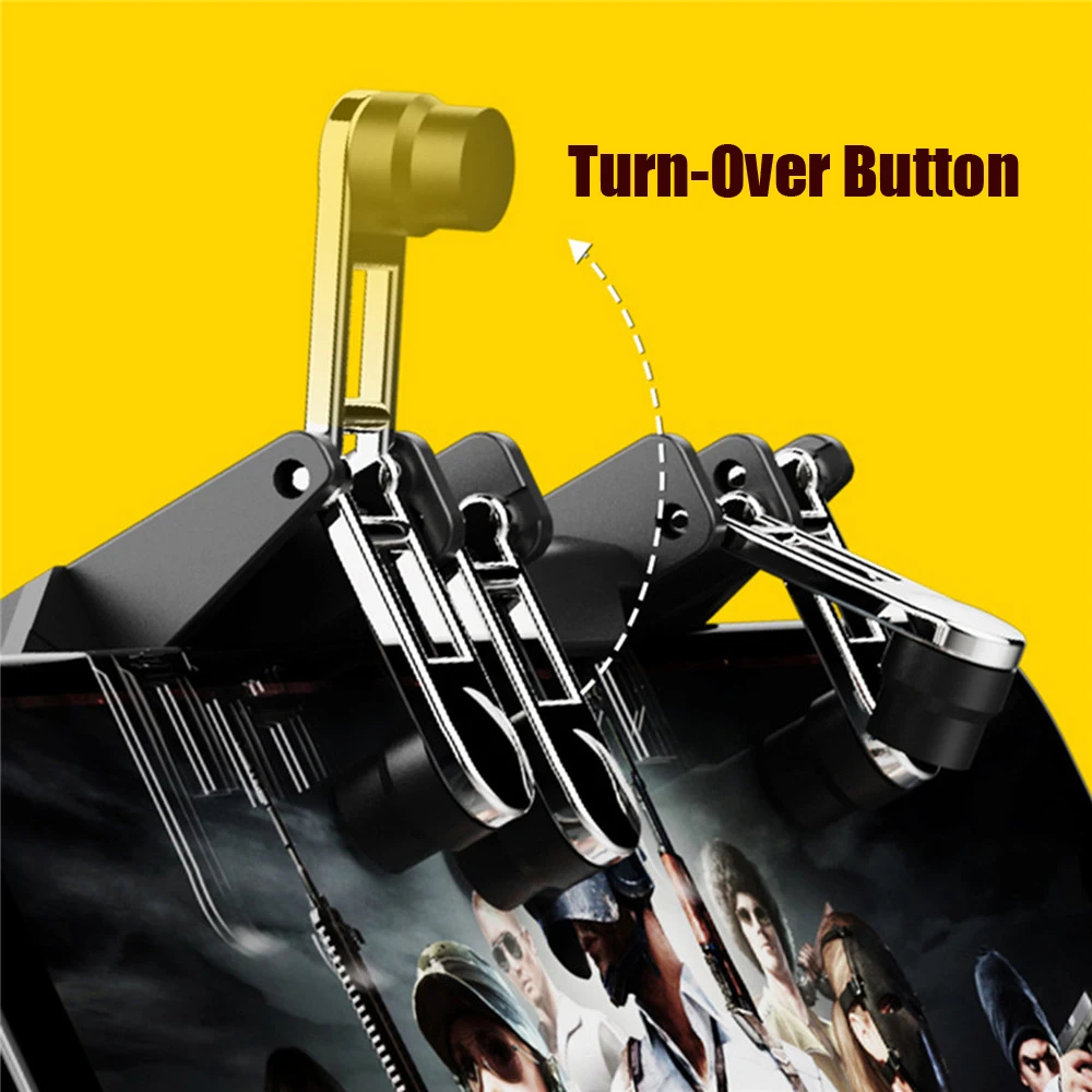 Winex Pubg Game Gamepad For Mobile Phone Game Controller l1 r1 Shooter Trigger Fire Button For IPhone Six Fingers