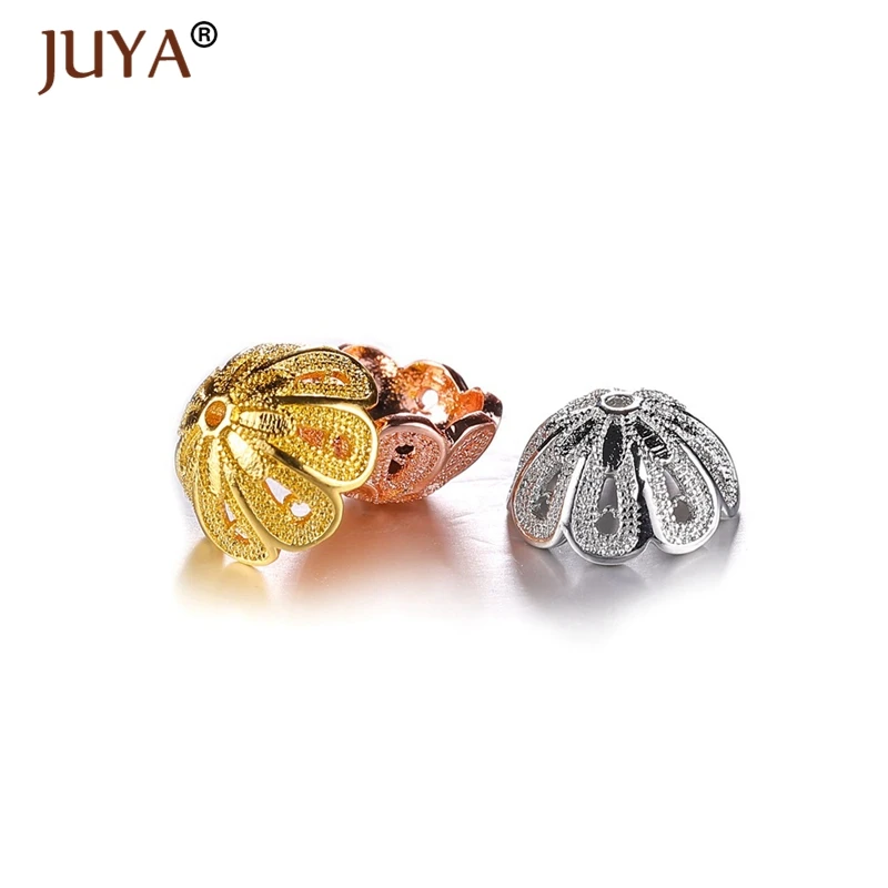 

Supplies For Jewelry Wholesale High Quality Copper Metal Retro Flower Bead Caps For DIY Bracelets/Necklaces Jewelry Accessories