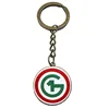 o1g Hungary Keychain Classic Logo Glass 27mm Dome Pendant Key Chain Purse Bag Charm Key Ring Porte Clef Souvenirs K00066 ► Photo 2/4