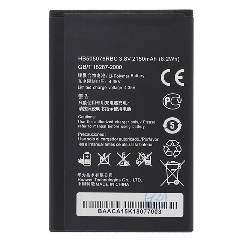 Сменный аккумулятор для телефона HB505076RBC Для Huawei G606 G610 G610S G700 G710 G716 A199 C8815 Y600D-U00 Y610 Y3