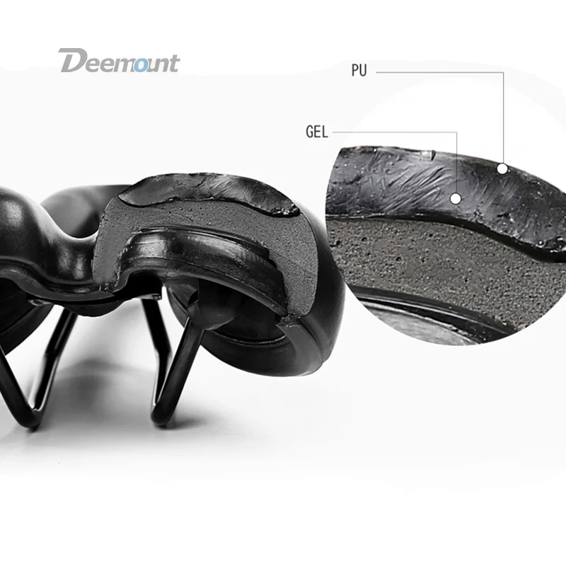 Deemount SDL 006 велосипедное седло эргономичное ПЕРФОРИРОВАННОЕ сиденье из силикона