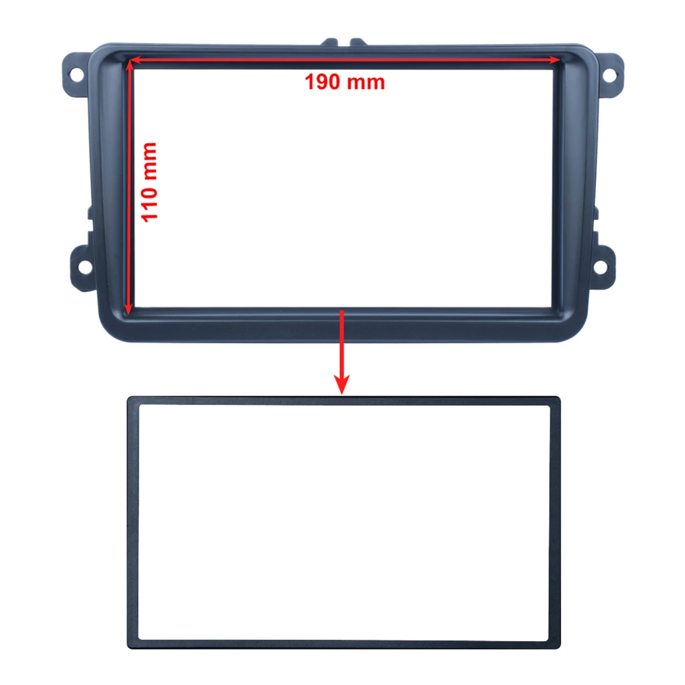 7 дюймов 2 DIN фасции автомобиля Радио DVD плеер фасции для Фольксваген 178*102 мм плеер рамка MP5 монтажные аксессуары
