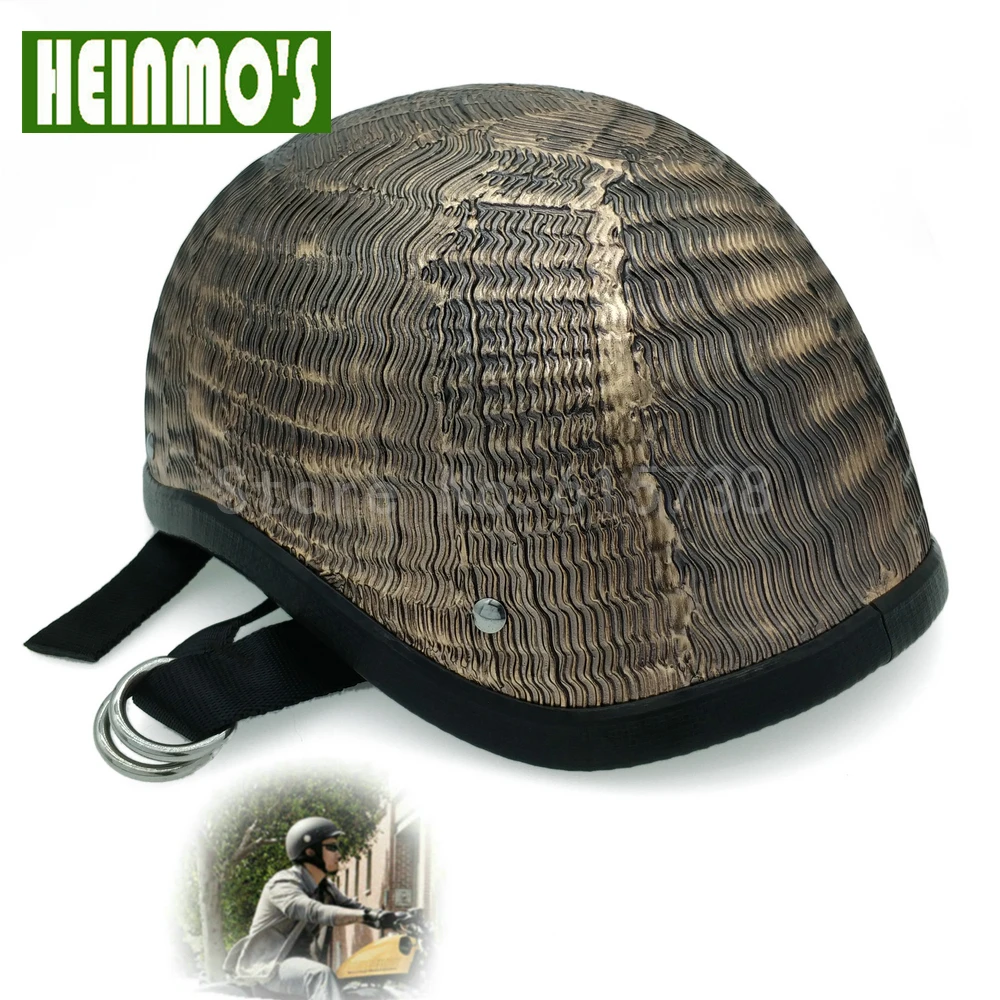 

High Quality off road helmet motorcycle retro half open face helmets Glass fiber casque motocross Bronze Unisex Helmet