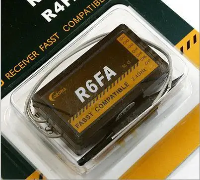 

CORONA R6FA 6CH 2.4GHz Receiver Compitible with FUTABA FASST Series 2.4GHz Remote Control