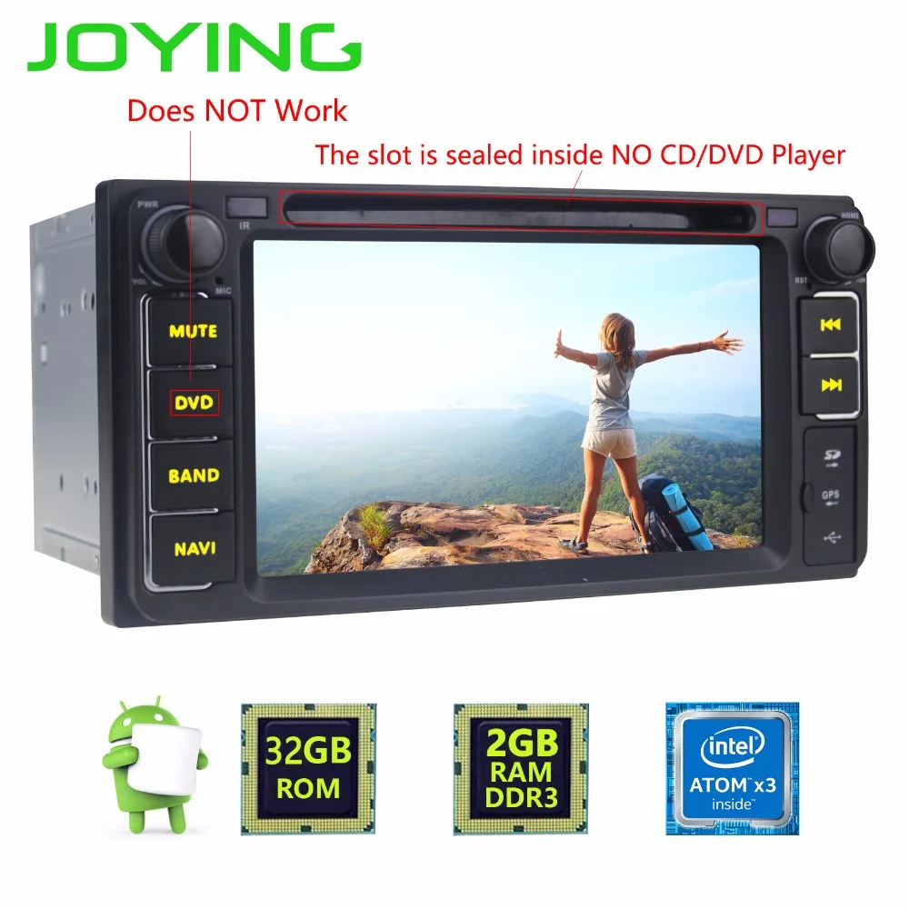 imágenes para Android6.0 JOYING 2 GB + 32 GB GPS Del Coche Reproductor Estéreo de Cuádruple núcleo Doble 2din Radio Universal Toyota Corolla Camry Prado RAV4 Hilux imágenes para Android6.0 JOYING 2 GB + 32 GB GPS Del Coche Reproductor Estéreo de Cuádruple núcleo Doble 2din Radio Universal Toyota Corolla Camry Prado RAV4 Hilux