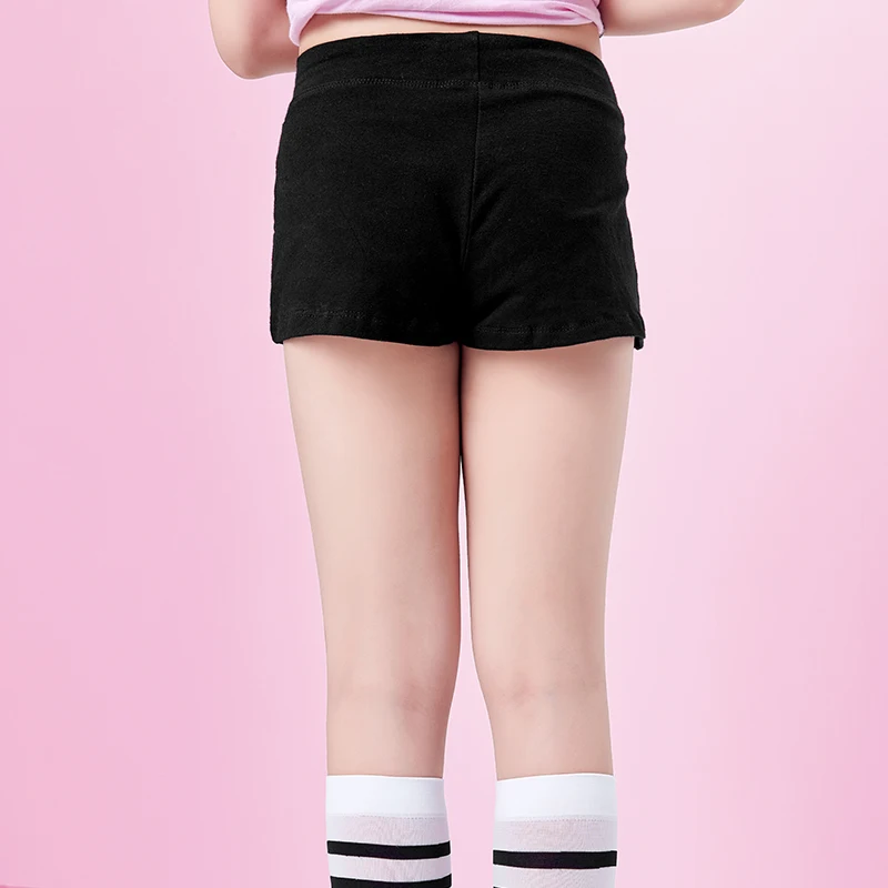 Girls Dance Shorts Fitness Yoga Short Pants Dance Wear Sports Shorts Kids  Dance Clothes Black Cotton Panties