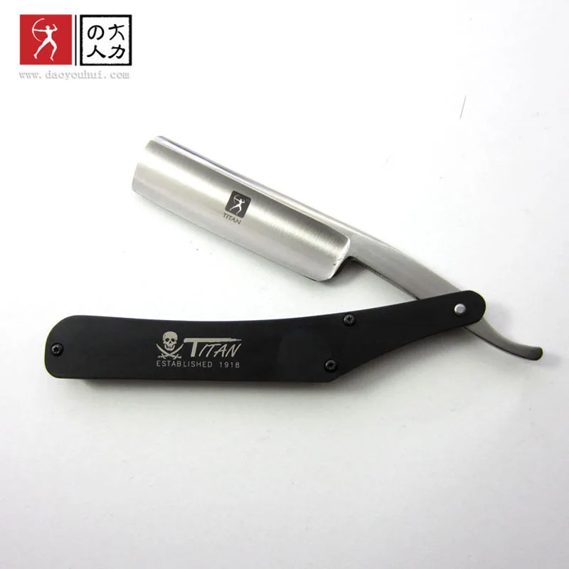 

Titan shaving staight razor free shipping coating black