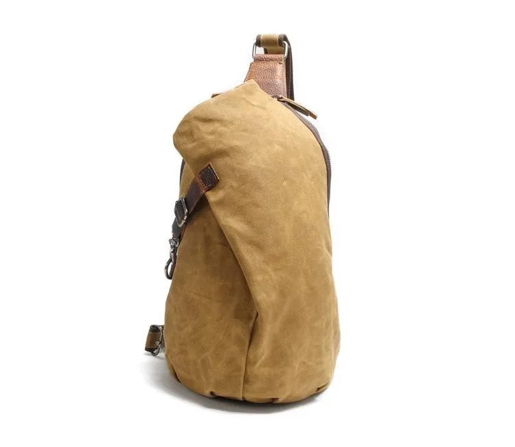 HOYOBISH холщовая Мужская нагрудная сумка с защитой от кражи, повседневная дорожная сумка через плечо, сумки-мессенджеры, водонепроницаемая мужская сумка на плечо OH014