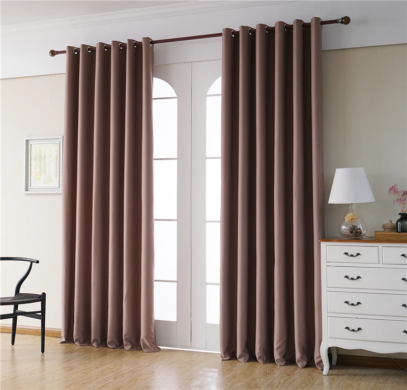 [Byetee] Полный затенение плотные шторы s для однотонная одежда современный спальня окна Гостиная Cortina занавески шторы