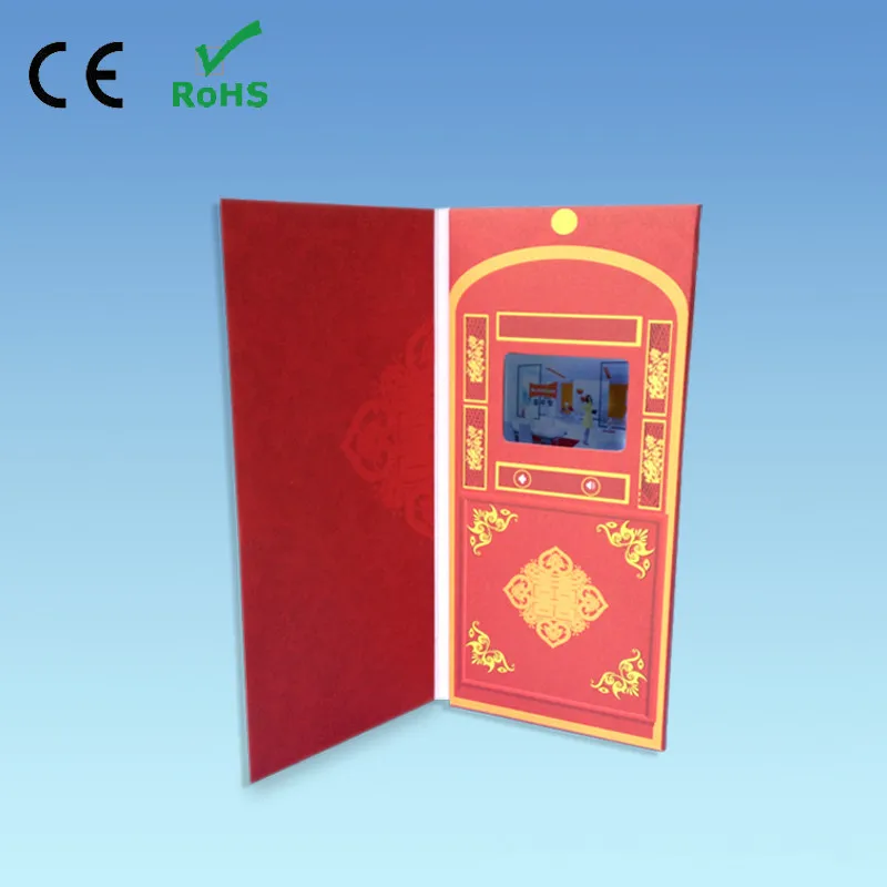 

Professional customized produce highquality2.4inch Video greeting Cards for Digital Advertising Player Customization Video cards