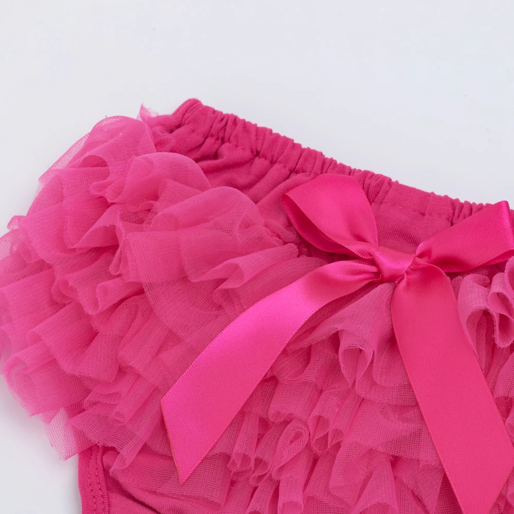 Милые короткие штаны для маленьких девочек хлопковые многослойные шифоновые