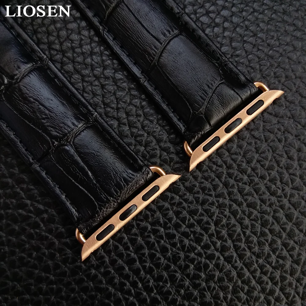 Ремешок для часов LIOSEN из натуральной кожи Apple Watch 1 2 3 38 42 мм|apple watch 38mm|genuine leather