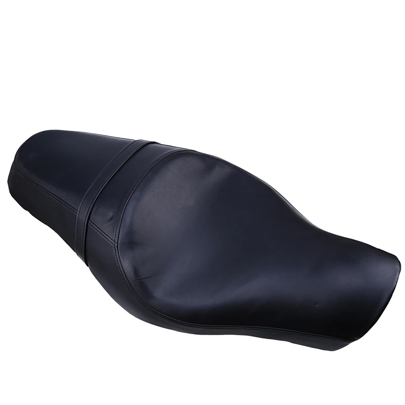 PU Leather Motorcycle Seats Rear Passenger Scooter Seat Covers Two Up