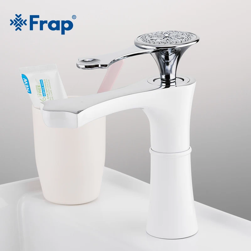 FRAP Water Mixer Bathroom Sink Faucet Basin Faucet Chrome Brass Faucet Single Handle Bath Tap Cold and Hot Water Mixer Y10152-1 FRAP Water Mixer Bathroom Sink Faucet Basin Faucet Chrome Brass Faucet Single Handle Bath Tap Cold and Hot Water Mixer Y10152-1