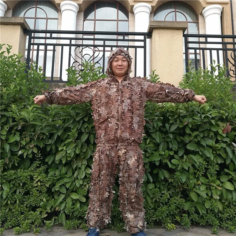 Продукт пустыня питон боа Змея шаблон камуфляж Дикая Охота Одежда 3D ghillie костюм подходит для лета и осени