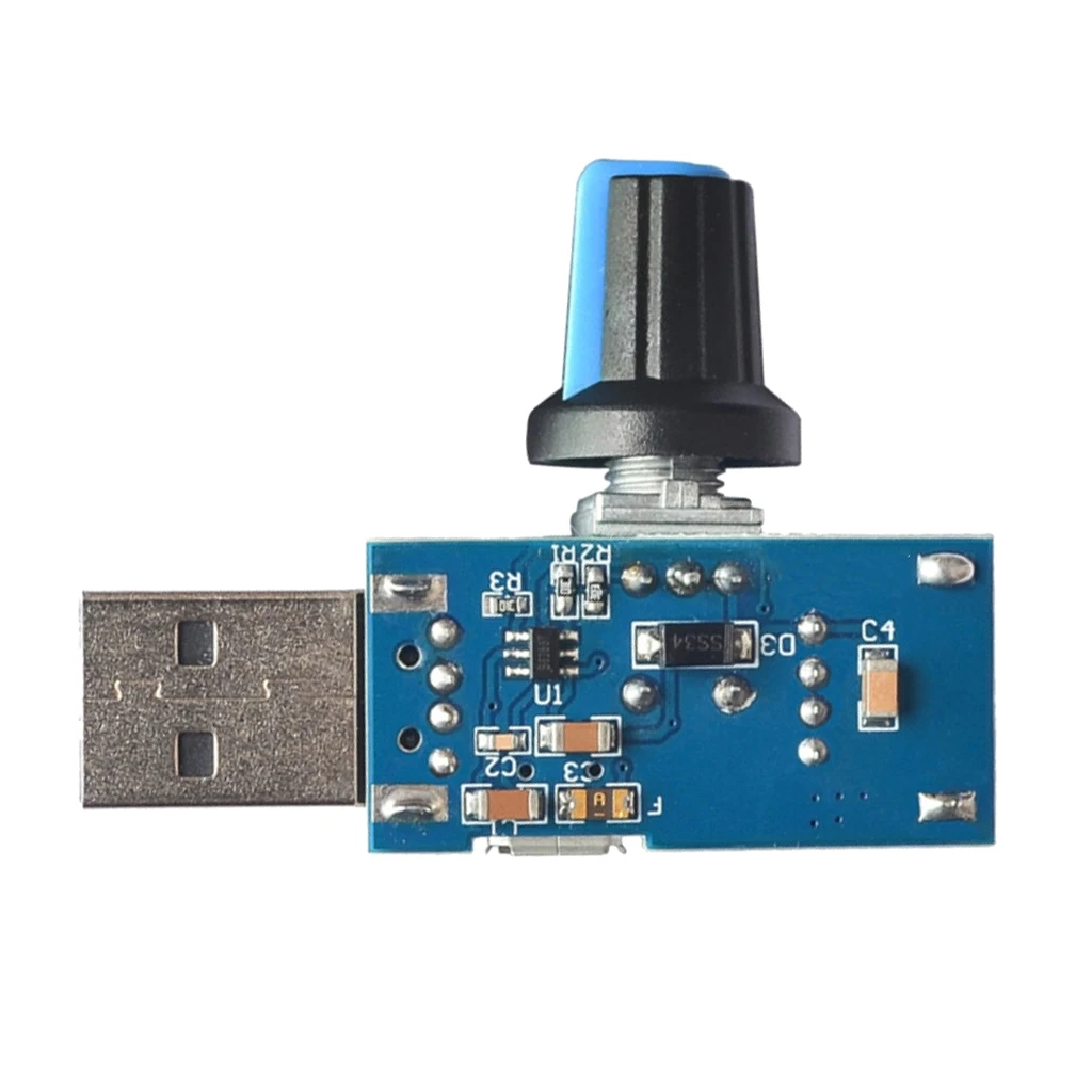 Usb-вентилятор бесступенчатый регулятор скорости модуль постоянного тока 4-12 В до 2,5-8 в 5 Вт