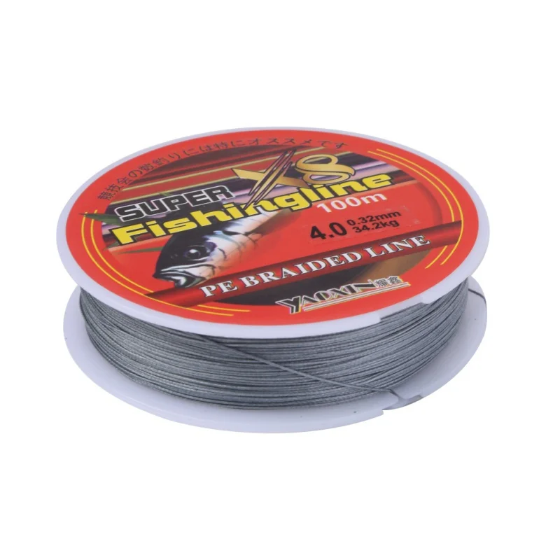 100 m/300 m الصيد خطوط 8 حبلا خط التآكل مقاومة دائمة PE مضفر الصيد WireMultifilament الكارب الصيد زعيم خط
