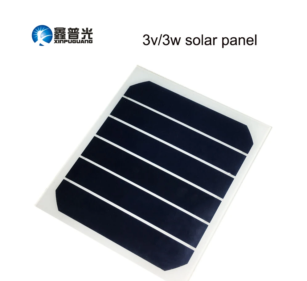 

Xinpuguang 3W 3V Solar Panel Semi Flexible Light Quality Cells Module Smooth Surface Solar Toys Battery Charger Factory Directly