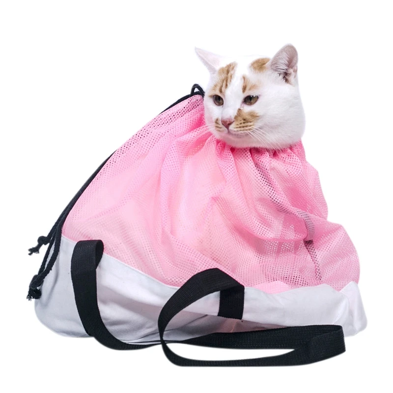 Собака кошачья переноска прочный шнурок мешок котенка Открытый Дорожная сумка переносная собака складной Tote плеча рюкзак