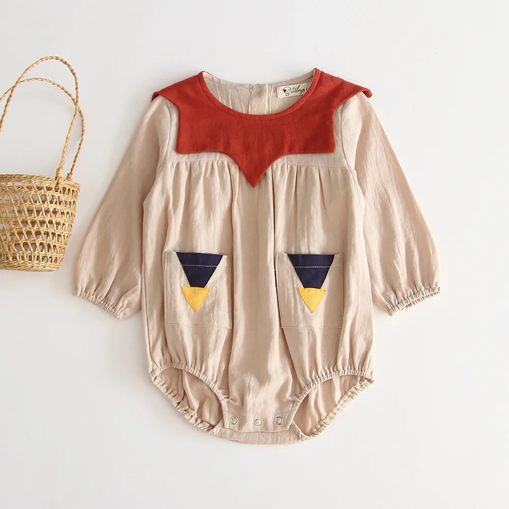

1776 Baby Autumn Clothes Princess Uniform Clothes 0-2 Year Old Long Sleeve Climbing Clothes 6 Month Infant Rompers
