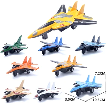 

Military Model Toy Lifelike Warplane Birthday Xmas Gift Kids Children Pull Back Airplane Aircraft Desk Toy