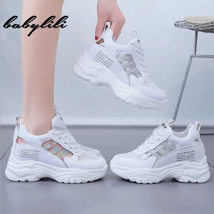 

Woman Summer Sneaker High Quality Sneakers Platform Mesh Tenis Chunky Sneakers Women Casual Shoes Dad Trainers Chaussures Femme