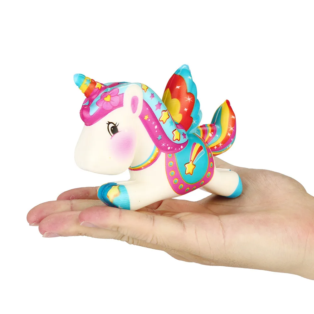 Cute Unicorn Kawaii Squishy Slow Boost Cartoon Doll Cream Scented Tightening De pression Toy Best Christmas Birthday Gift kid in Gags & Practical Jokes