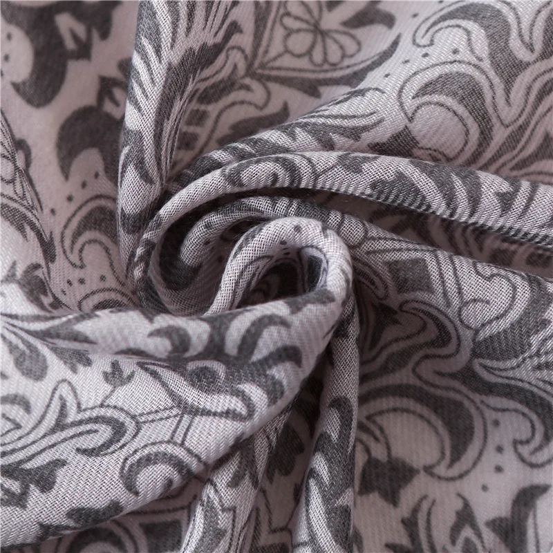 Горячая Распродажа дизайн китайский цветочный вискозный шарф женский модный винтажный принт пашмины Foulard Femme мусульманский хиджаб снуд