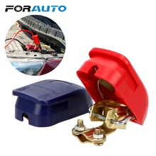 FORAUTO пара клеммы автомобильного аккумулятора зажимы соединителя быстросъемный подъем от положительного и отрицательного электрода автомобильные аксессуары