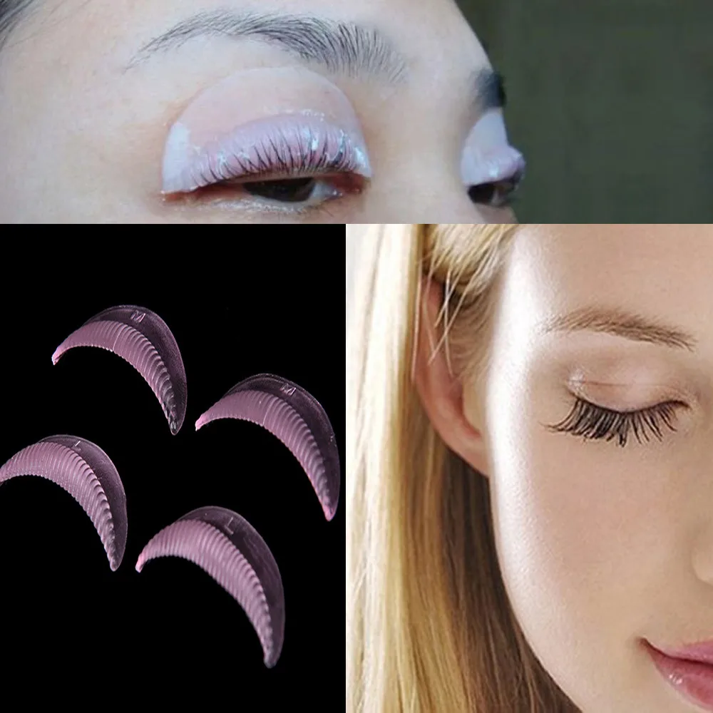 10Pcs Women False Eyelash Aids Eyelash Lift Perming Silicone Curler